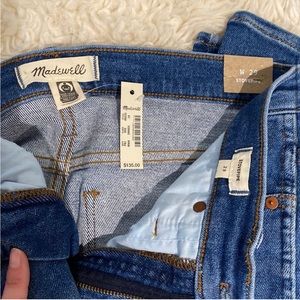 Madewell Stovepipe Jean size 29